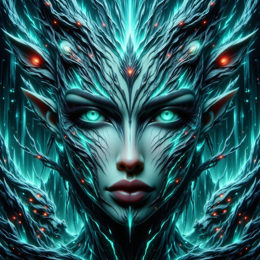 Surreal Steampunk Goddess Unveils Fantastical Cityscape