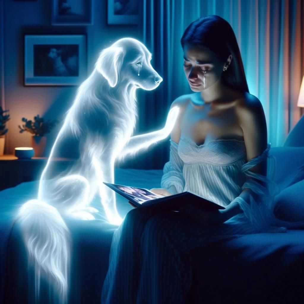 Greek Warrior Woman Posing Before Renaissance Painting