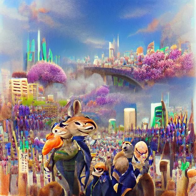 Zootopia Characters Smiling