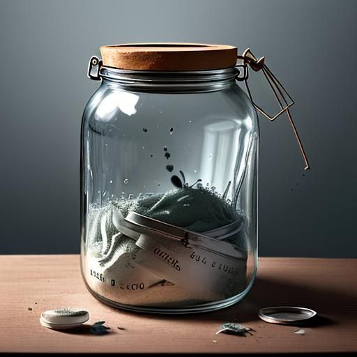 The focus is more on her creation, the jar itself, and the consequences of her actions.