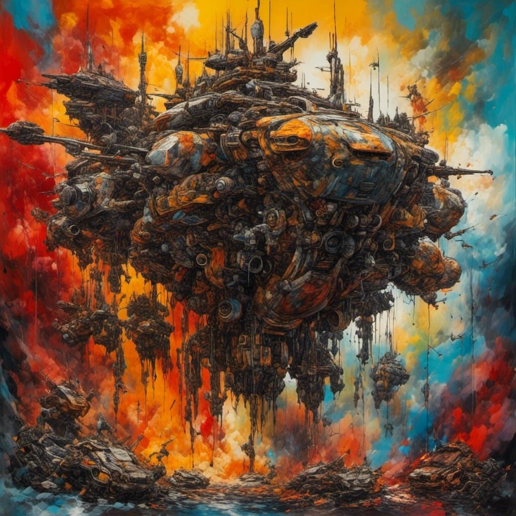 Surreal Abstract Shapes in Vibrant Hues