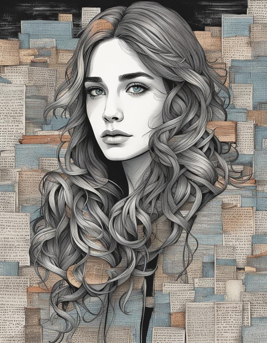 Abstract Lines and Circles Symbolizing Illiteracy