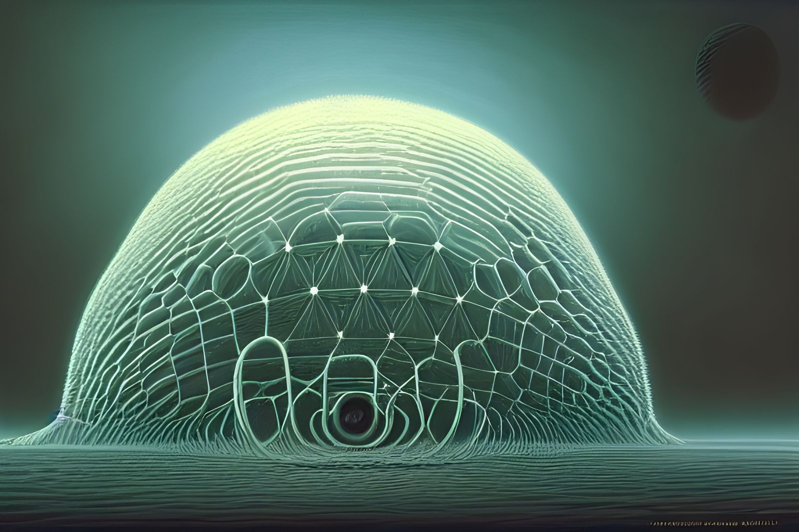 Bacteriophage Core Megastructure Dreamscape in 8K