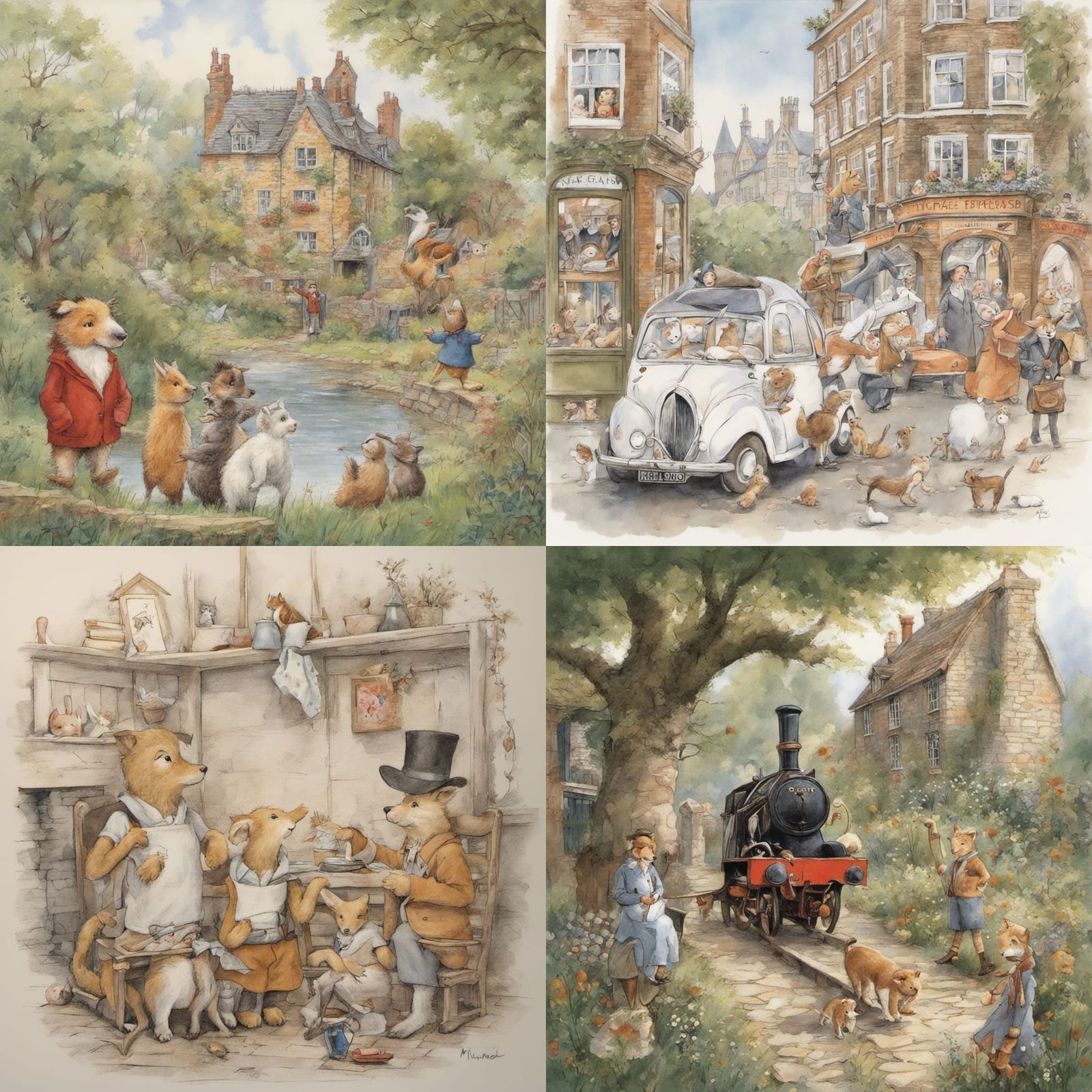 AI Image Based on Michael Bond Prompt