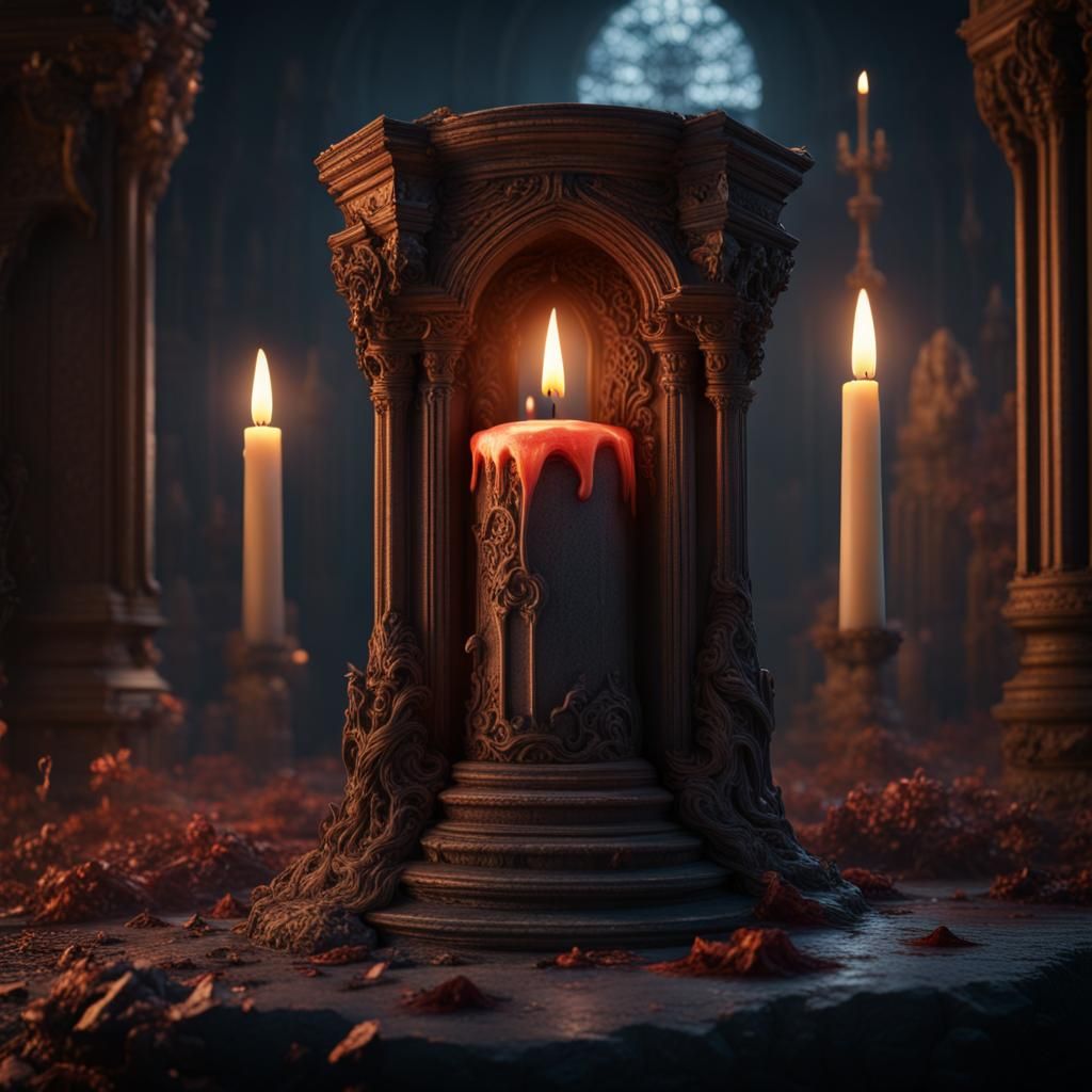 Candle altar