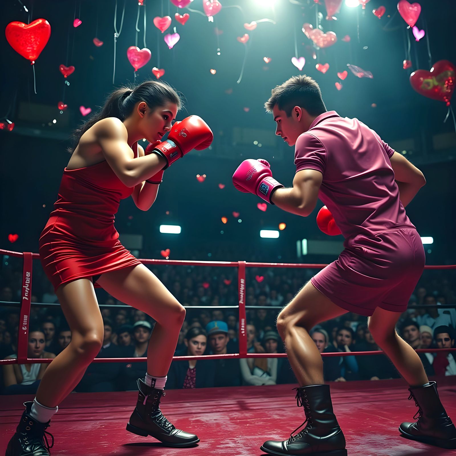 Boxers Clash on Valentine's Day