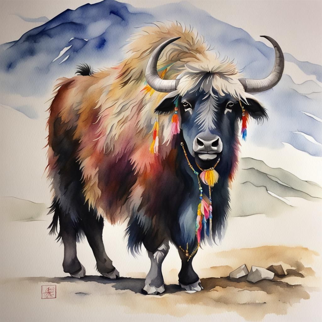 A Tibetan yak