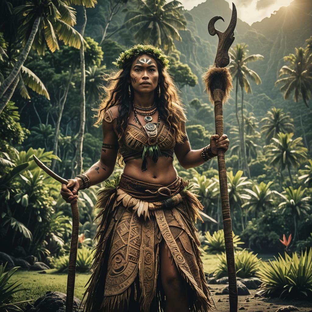 Dramatic Maori Moana Mystic in Moorea