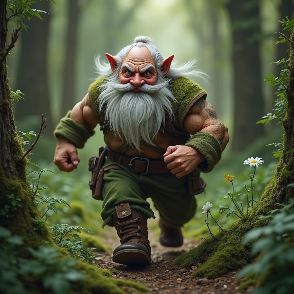 Gnomes: Earth Elementals in Fern Forest