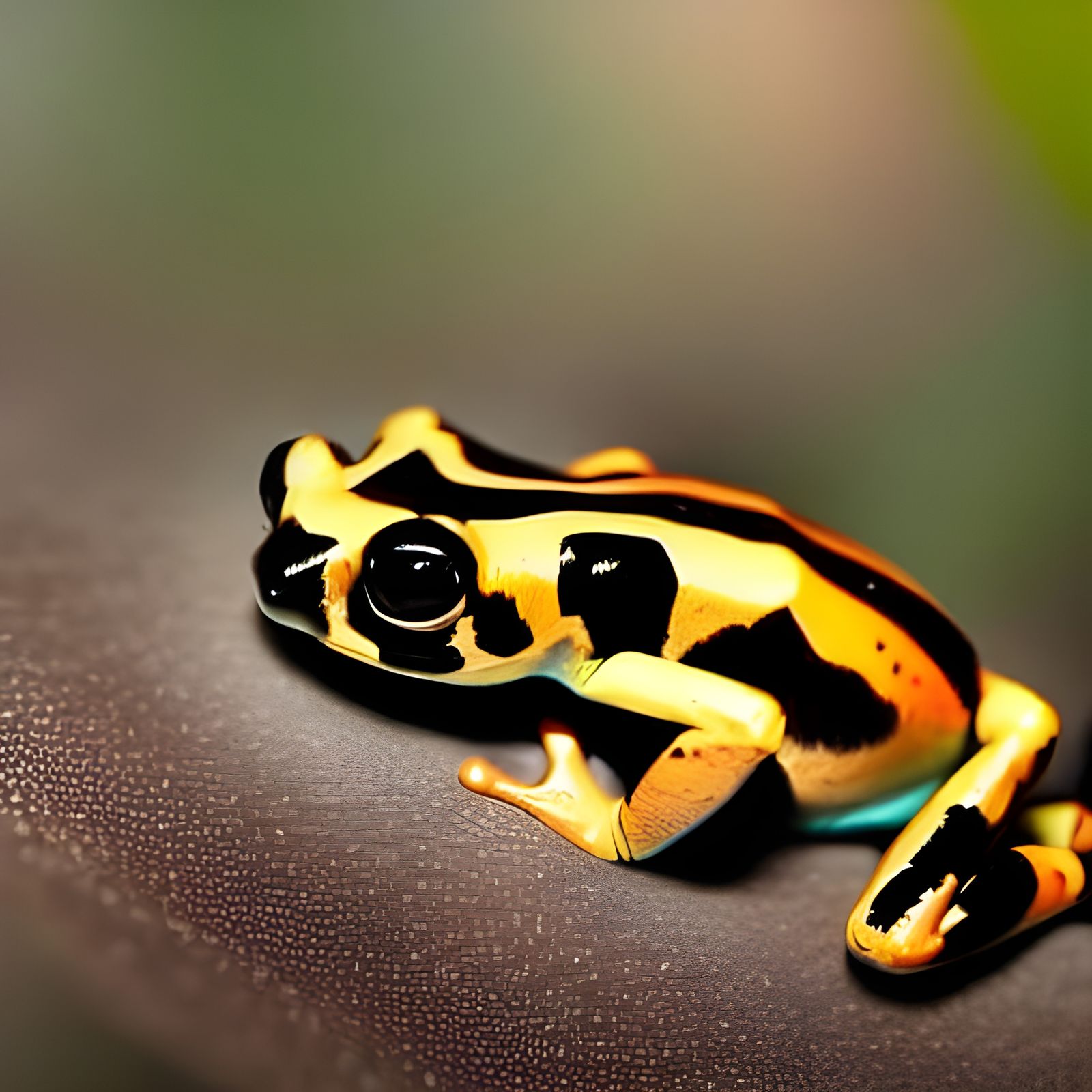 Stunning Poison Dart Frog Portrait in Hyperrealism