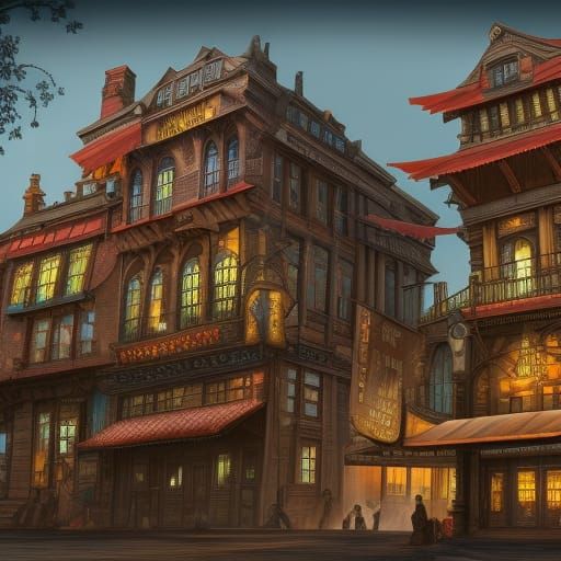 magician's guild building town center