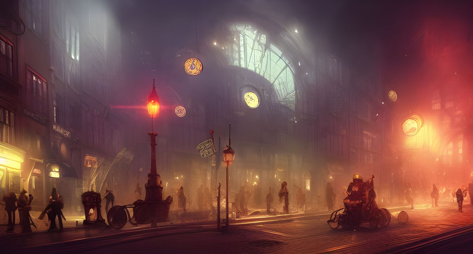 Steampunk New York City Concept Art