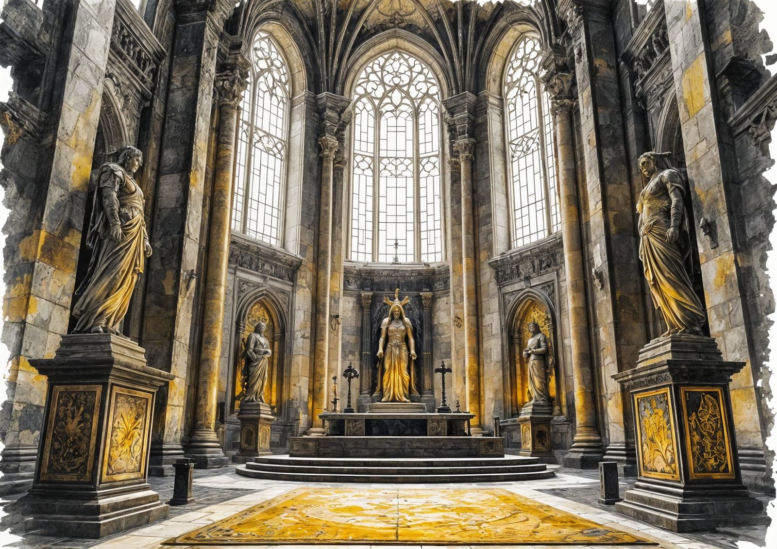 War God Cathedral in Dungeons & Dragons Style