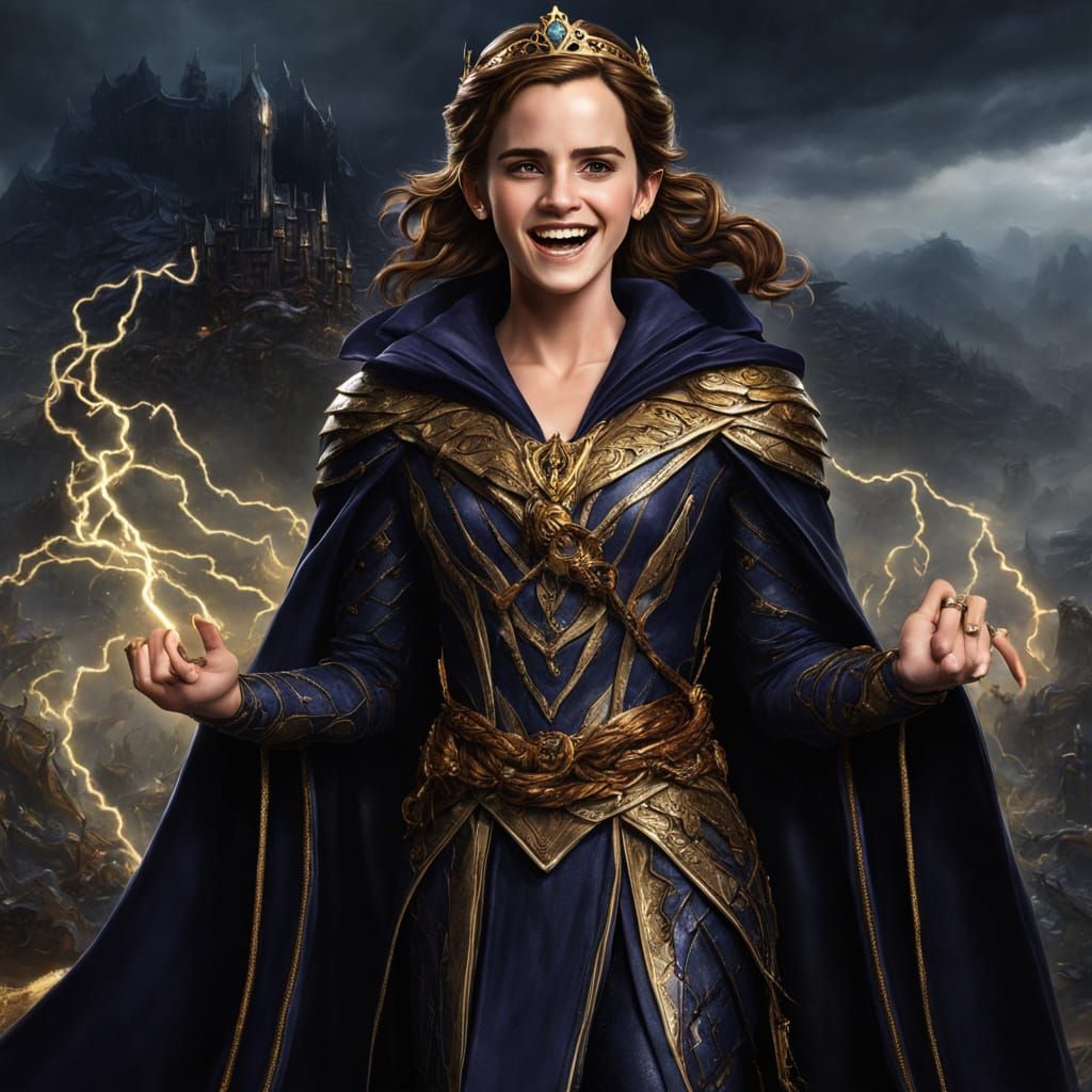 Emma Watson as Sinestra, Evil Sorceress Portrait