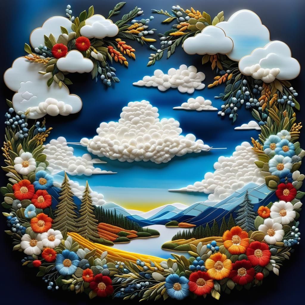 Breakfast in Nature with Cloud Garland