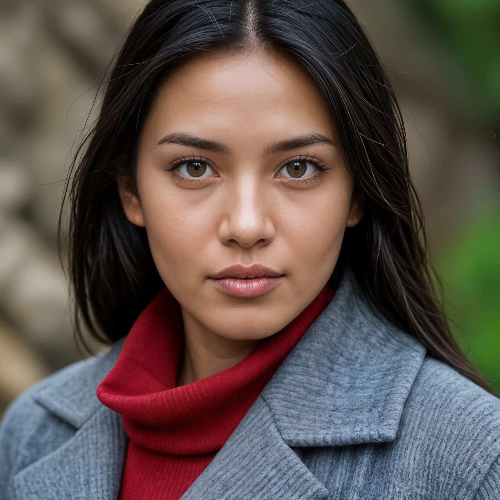 Serene Thai Beauty in Elegant Gray