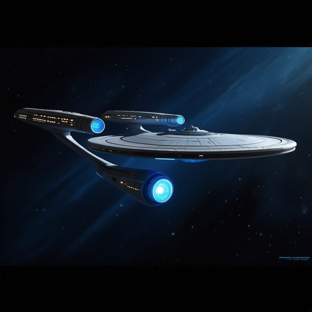 USS Enterprise NCC-1701-A in Star Trek VI Style