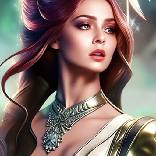 Queen of Blades: Hyperrealistic Fantasy Art in 16k