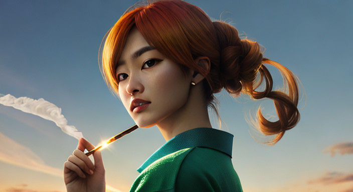 Seductive Woman in Traditional Japanese Kimono Seeks Redempt...