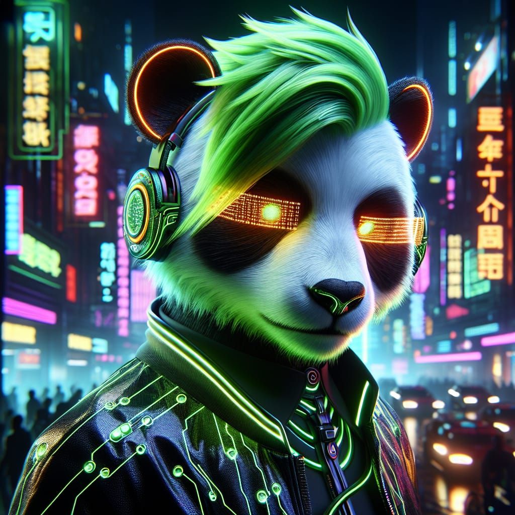Neon Panda