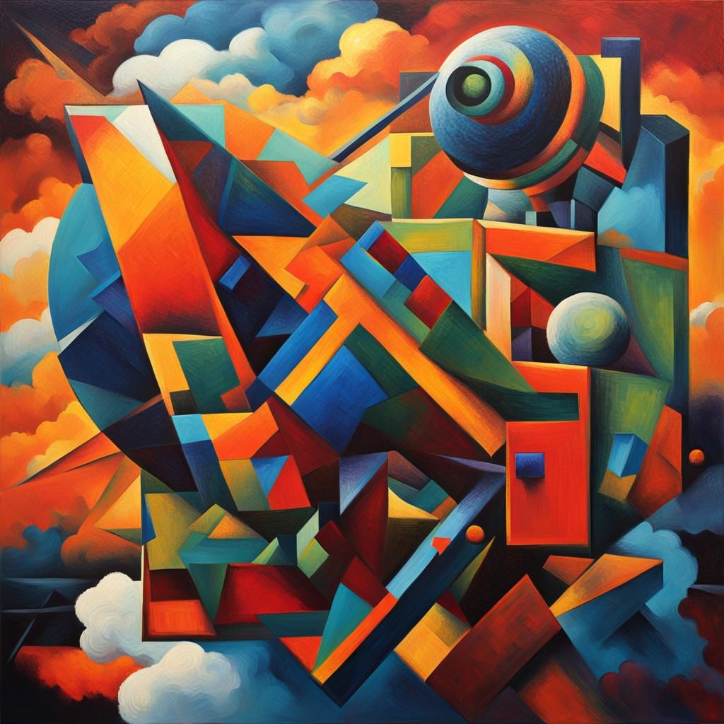 Geometric Fauvism: Shapeshifting Telescope in Cosmic Cloud