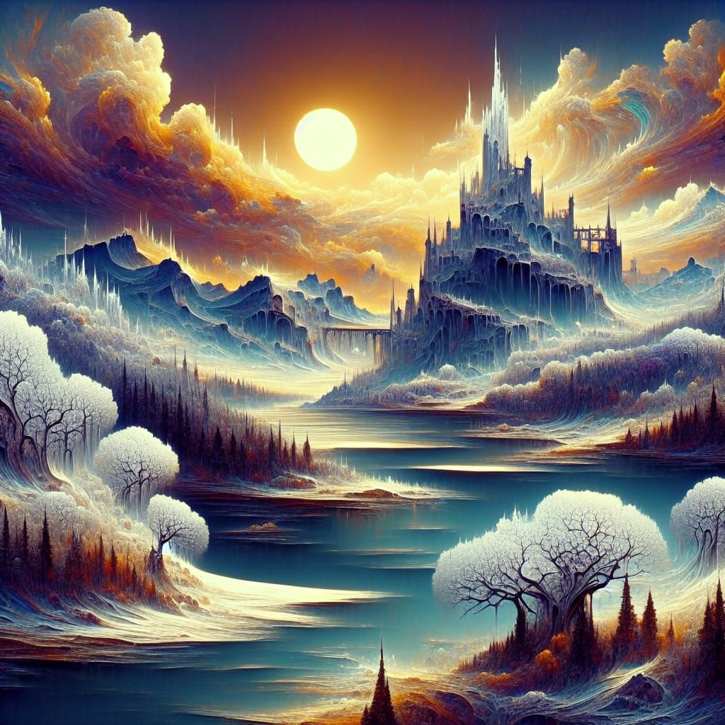 Medieval Winter Kingdom in Epic Proportions