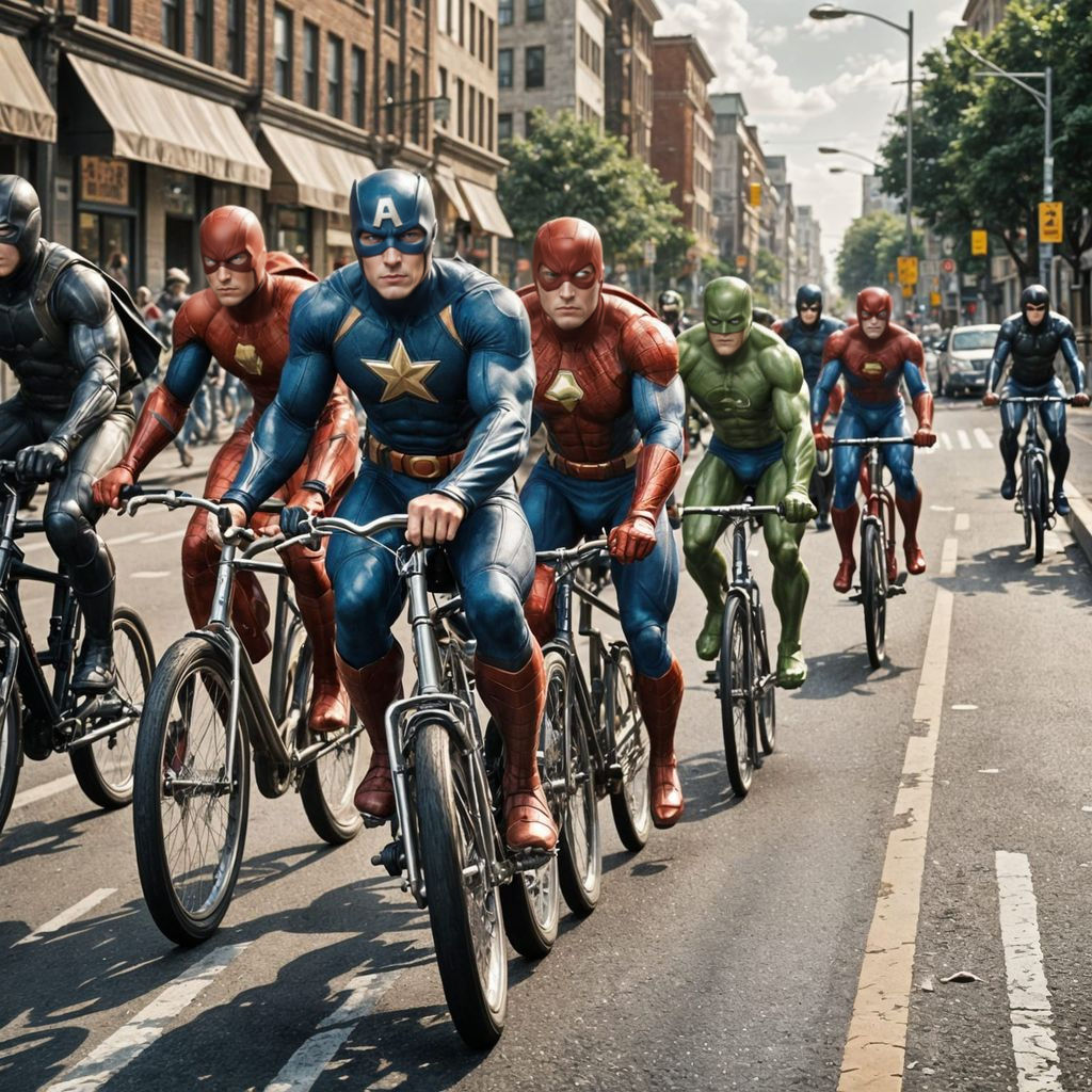 Budget superhero league