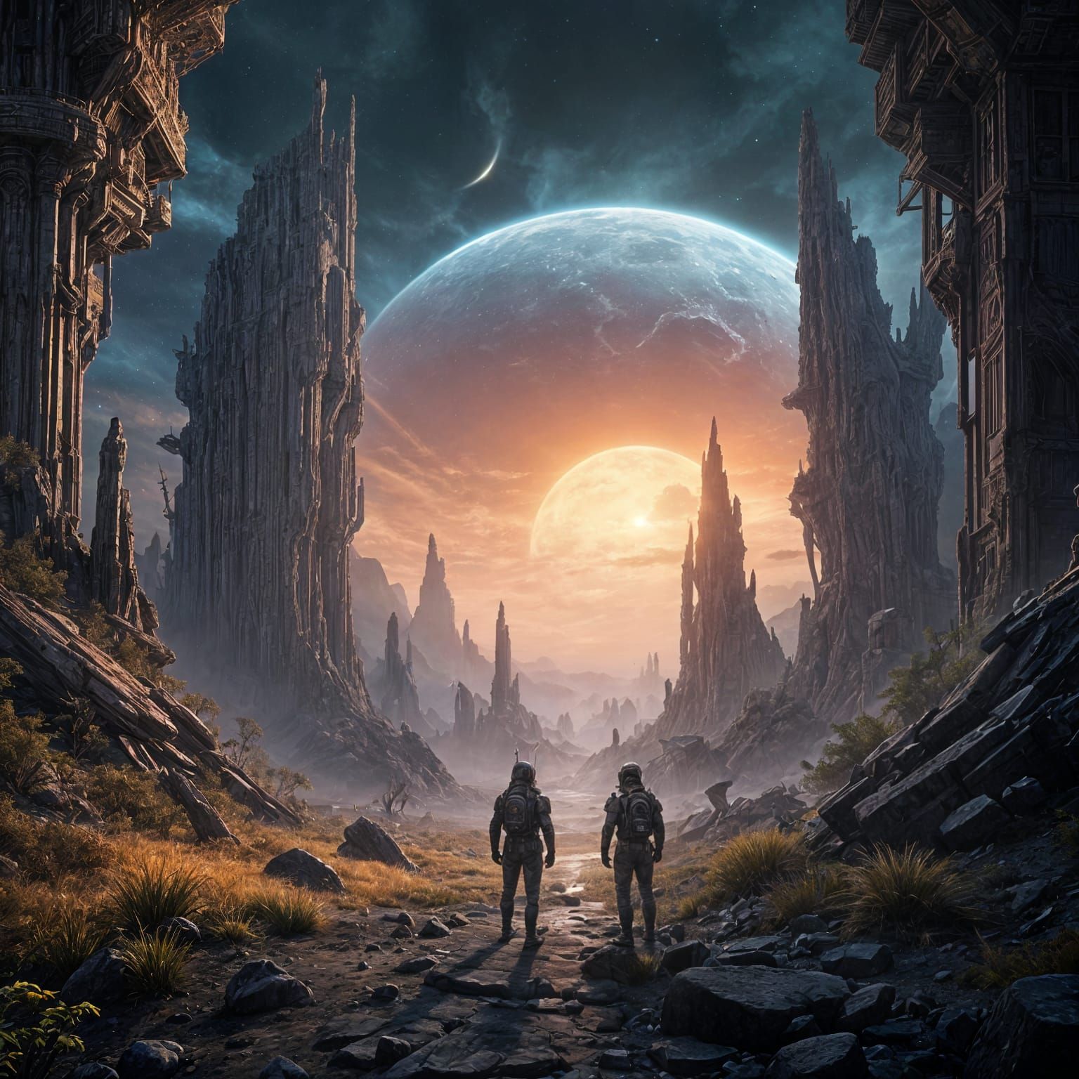 Alien Structure Awaits Explorers in a Distant, Uncharted Wor...