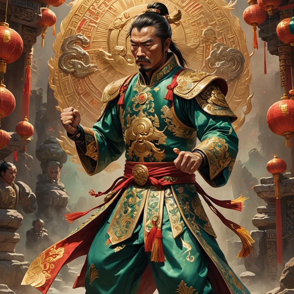 Sun Lu Tang: Hyperrealistic Kung Fu Concept Art