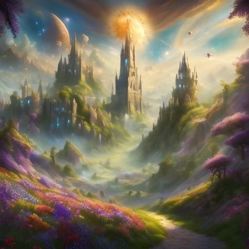 Fantasy Castles and Unicorns in Cosmic Landscape