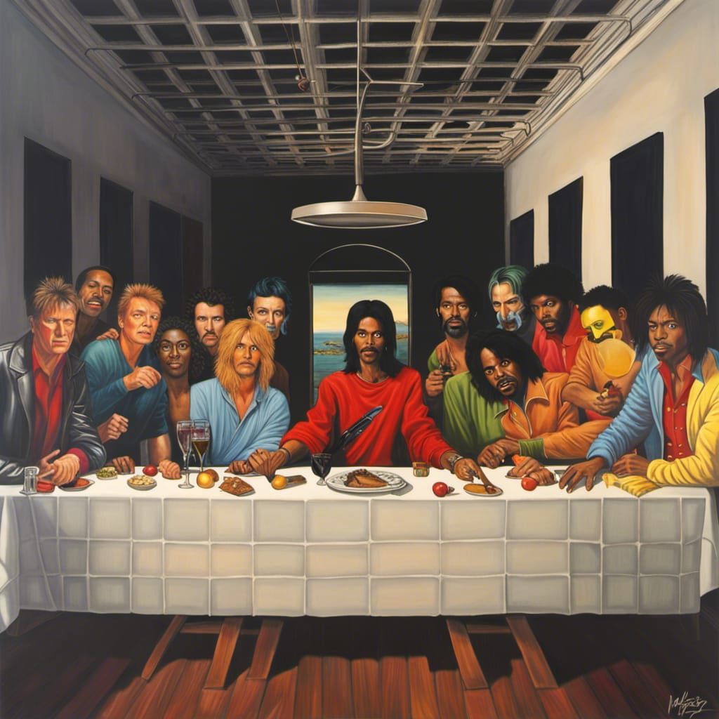 Famous Musicians Recreate The Last Supper