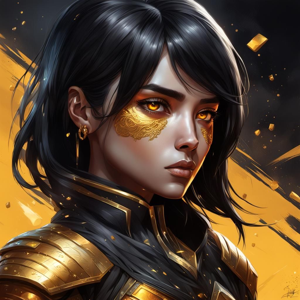 Detailed Quarian Female Portrait in Hyperrealistic Style