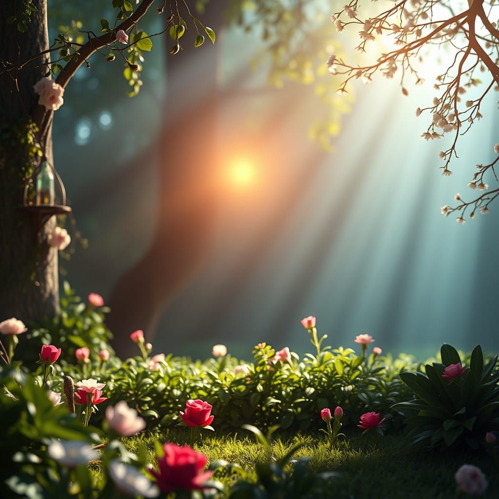 Lumiere's Starlit Oasis in a Romantic Light Garden