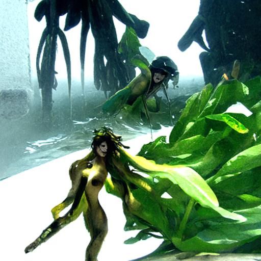 Underwater Lightning Storm Concept Art