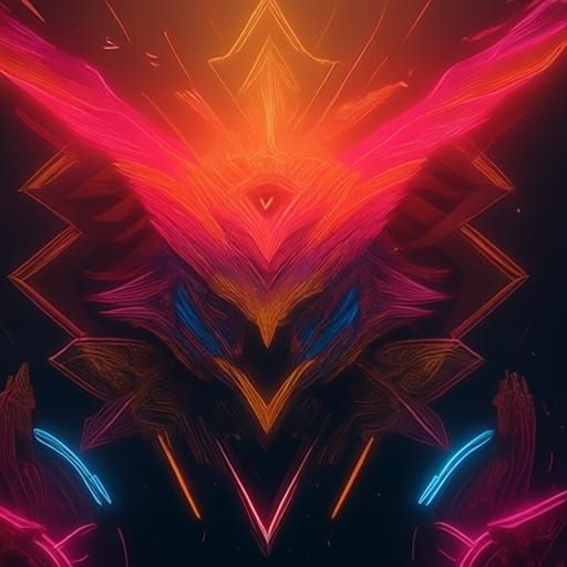 SALLIS in Volumetric Neon Lighting Photography