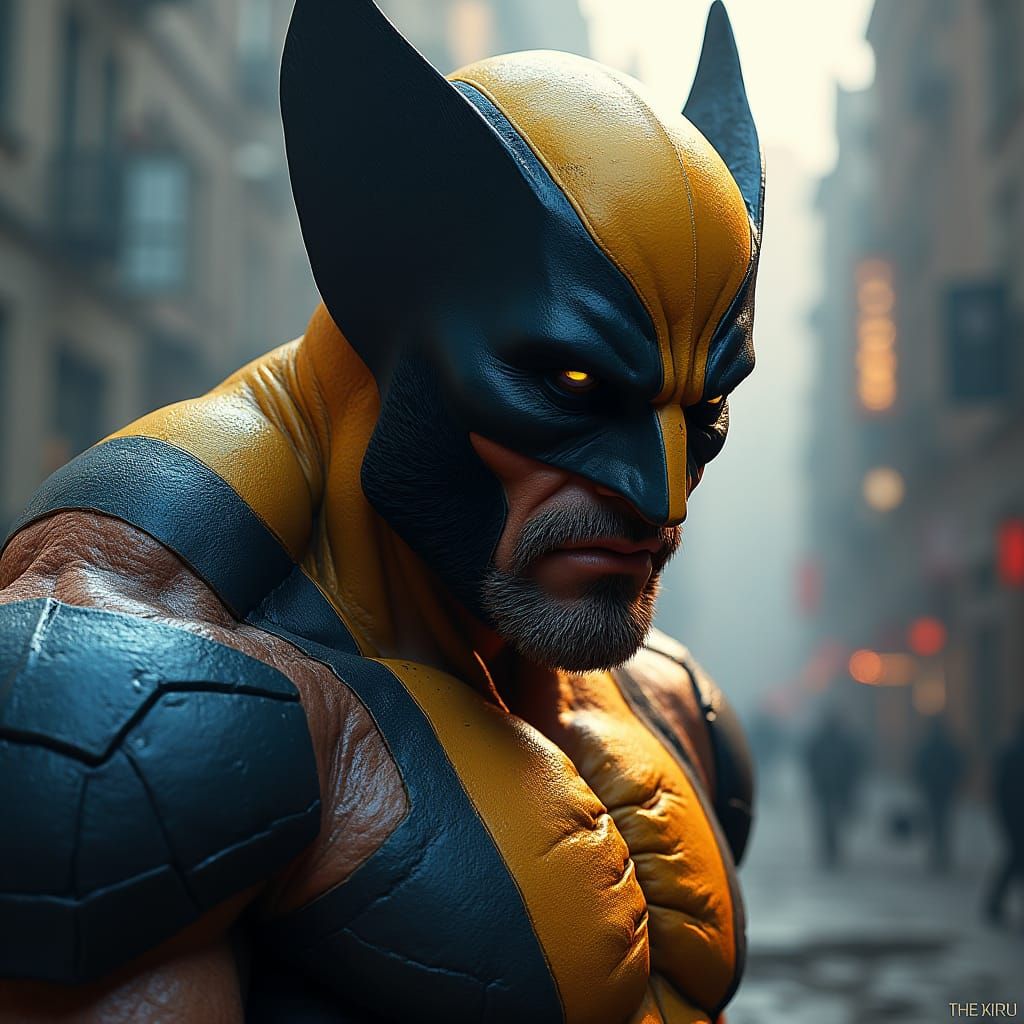 Wolverine Portrait: Epic Cinematic Digital Matte Painting
