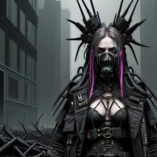 Dark Apocalyptic Dystopia in Maximalist Style