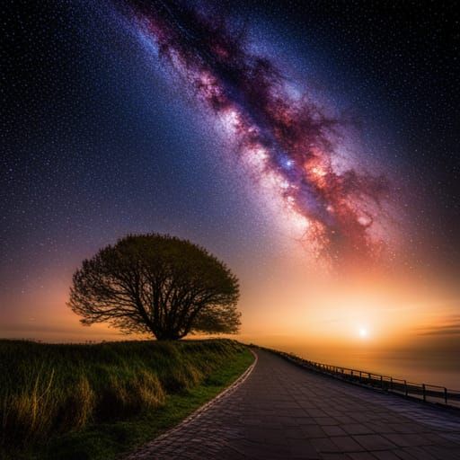 Twinkling Constellation in Starscape, Constable Style