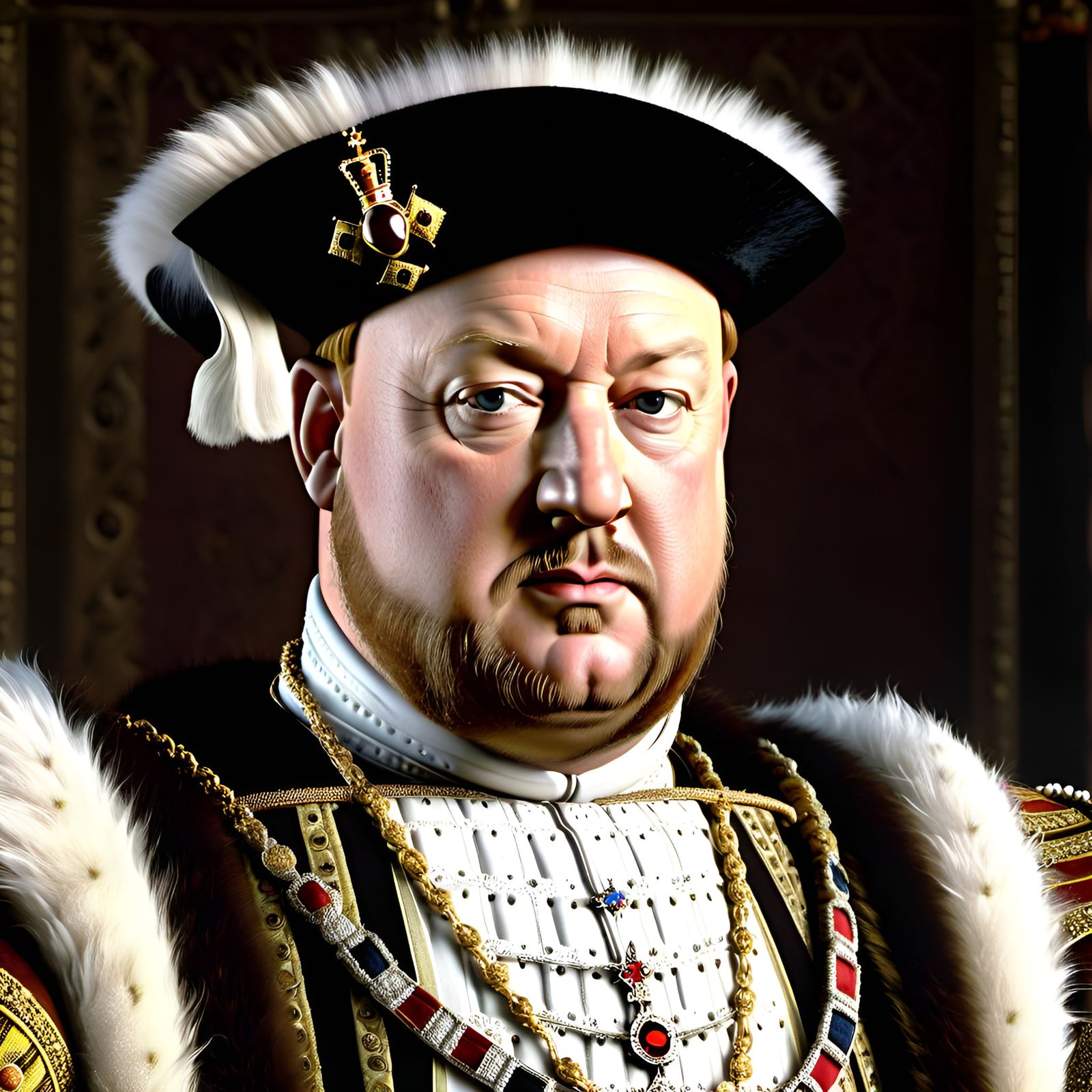 Ultra-Realistic Portrait of King Henry VIII