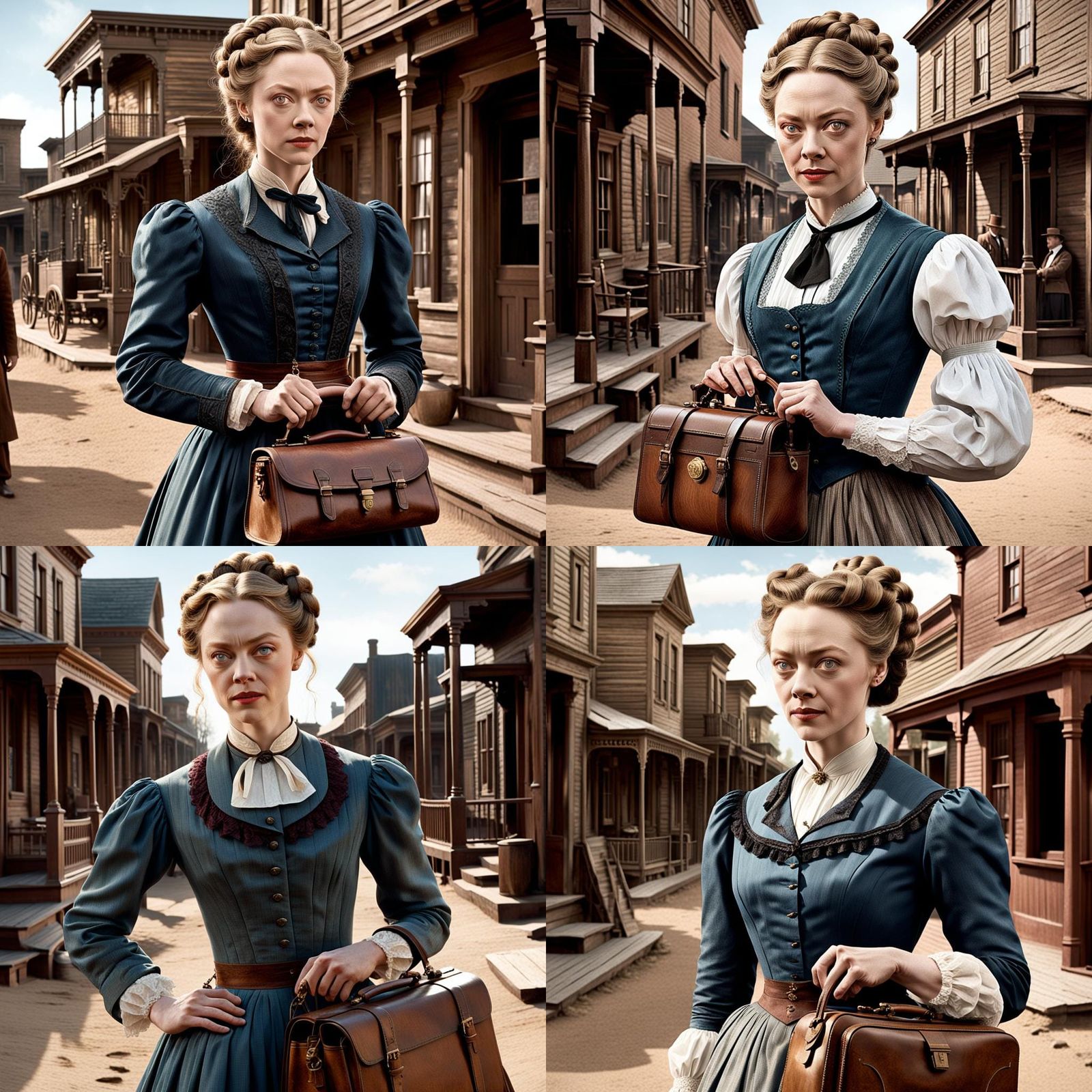 Amanda Seyfried as Victorian Doctor in Old West
