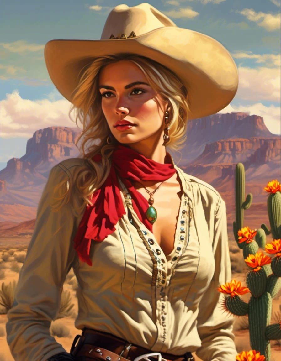 Historical Romance Western: The Blonde Lady Outlaw