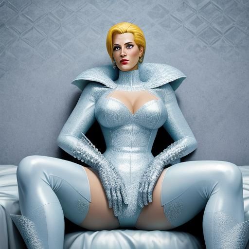 Marge Simpson as Emma Frost