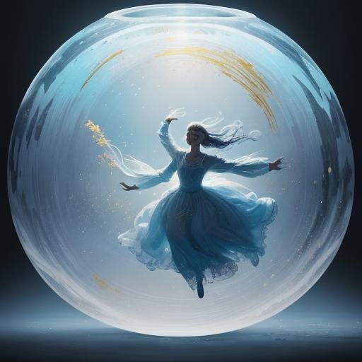 Gerda and Kai's Reunion: A Watercolor Painting