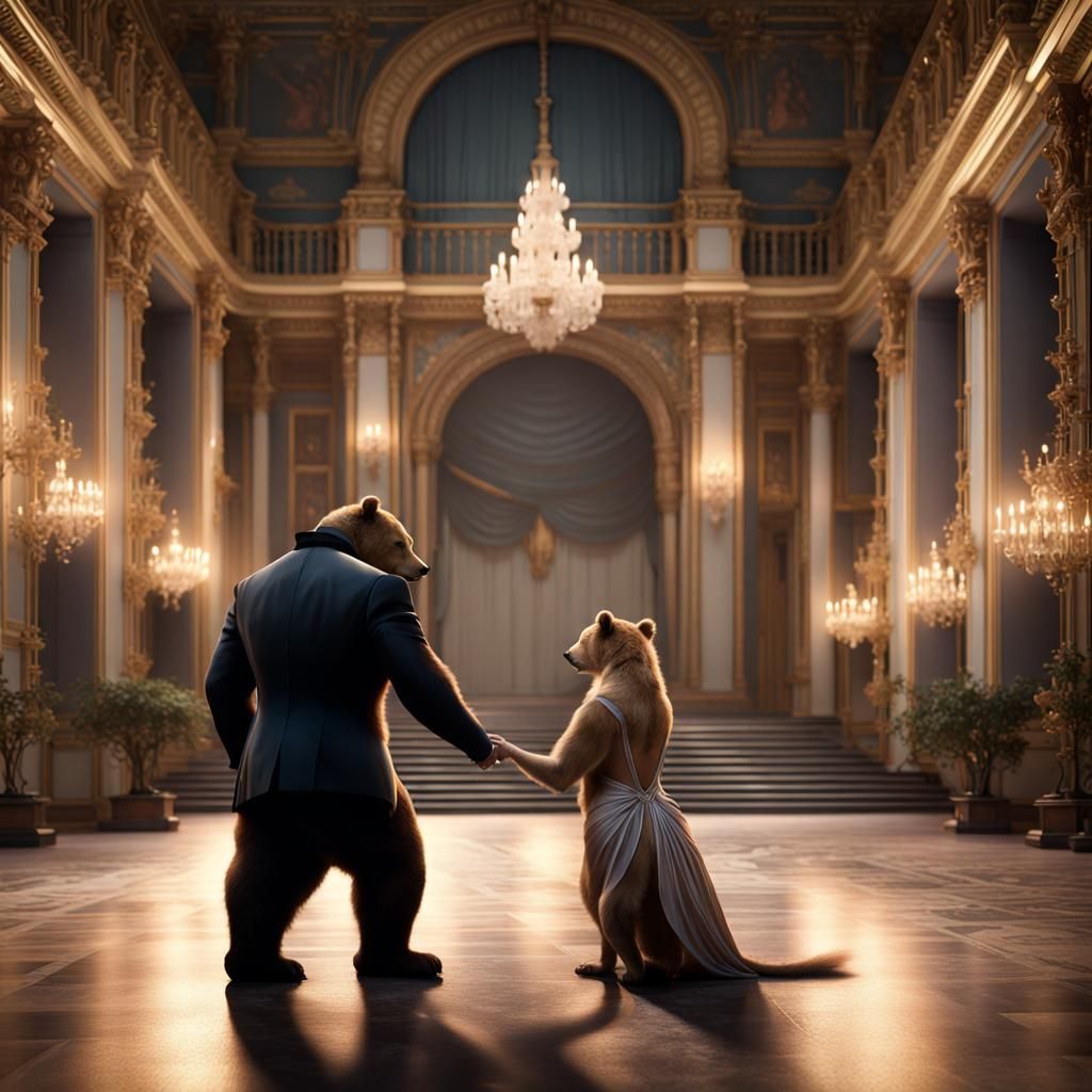 Bears and Lioness at the Opera House