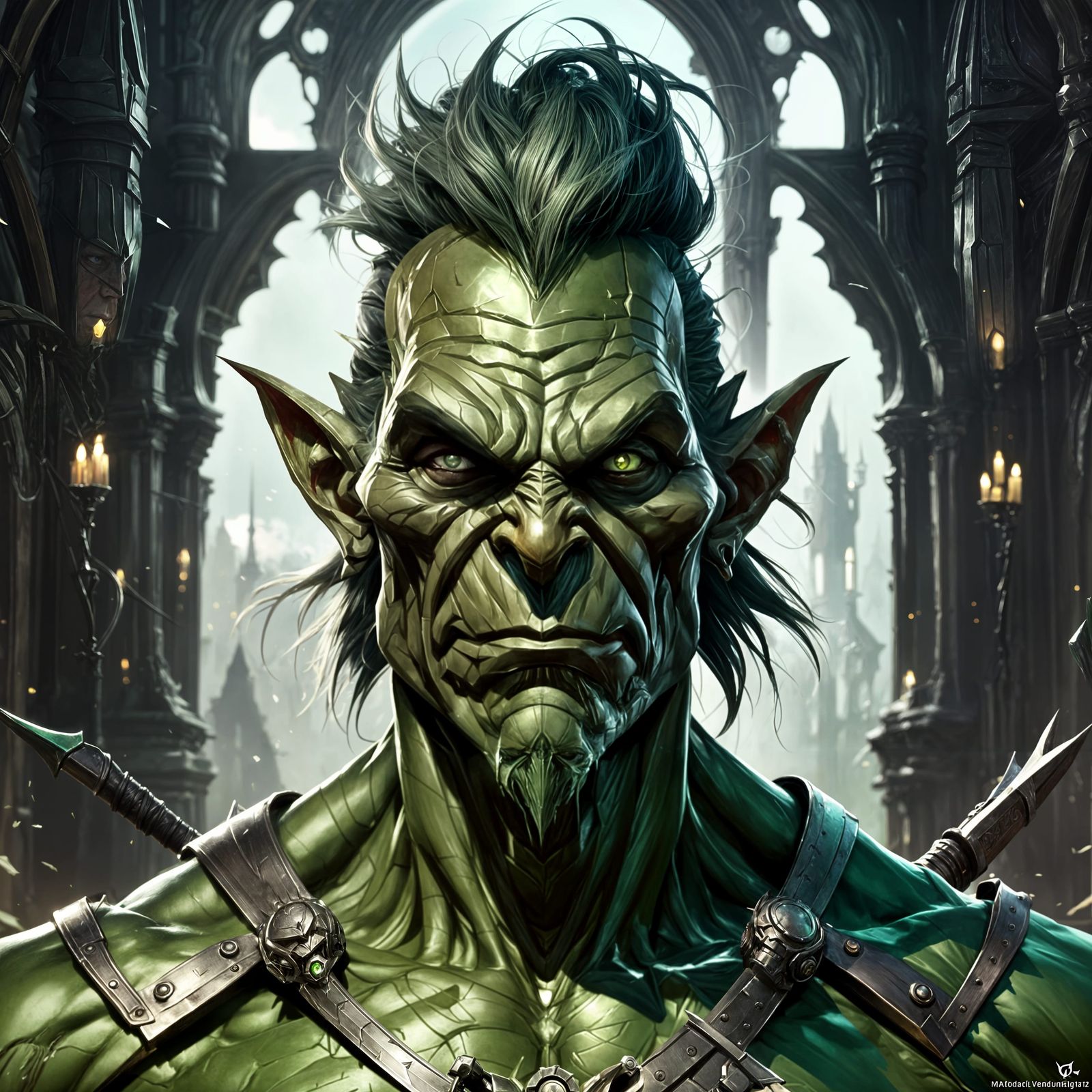 Green Goblin Captain with Blades