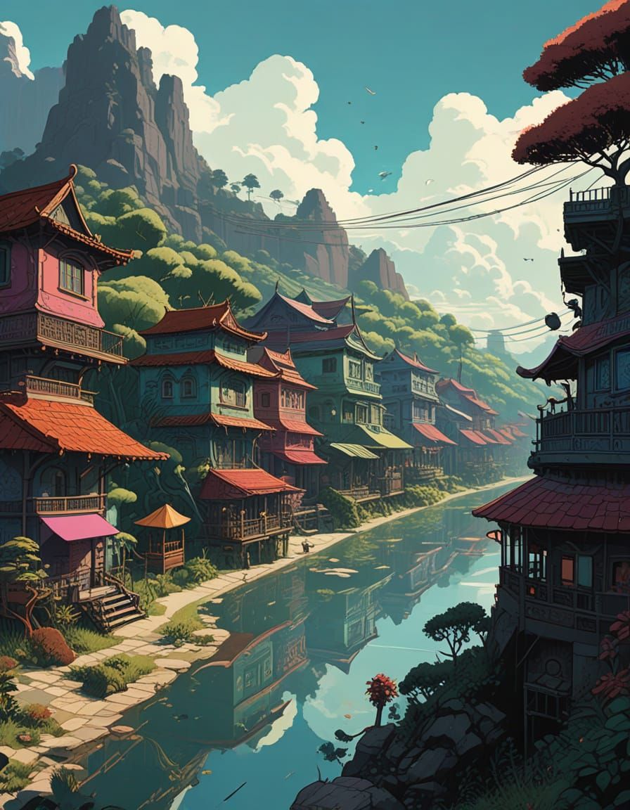 Jobu Tupaki in Manhwa Style Fantasy World