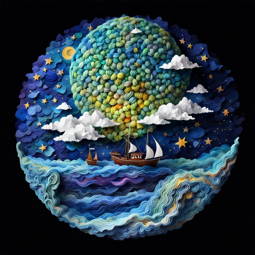 Magical Islands Journey in Naive 3D Art