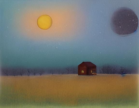 Abstract Night to Dawn Transition