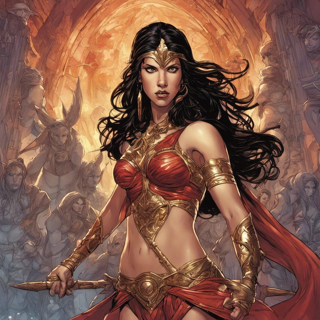 Anna Kendrick as Dejah Thoris, Comic Book Art