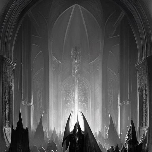 Sauron the Necromancer: Horror Art